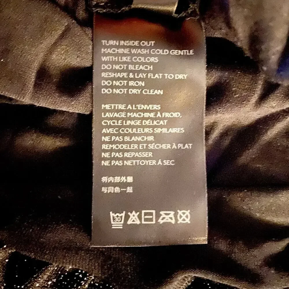 Anthropologie Carly Sleeveless Shimmer Top in Black and Silver, Medium - Picture 9 of 11